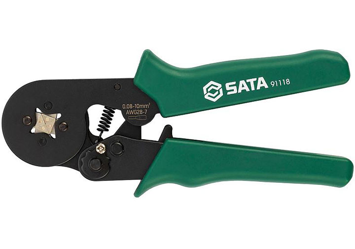 0.08-10mm2 Kìm bấm cos pin AWG28-7 Sata 91-118 (91118)