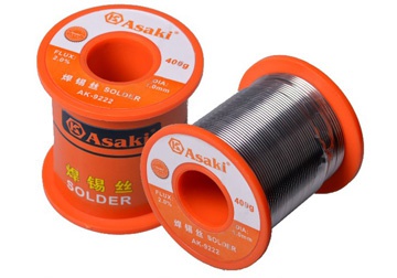 0.8mm Cuộn dây chì hàn 400g Asaki AK-9221