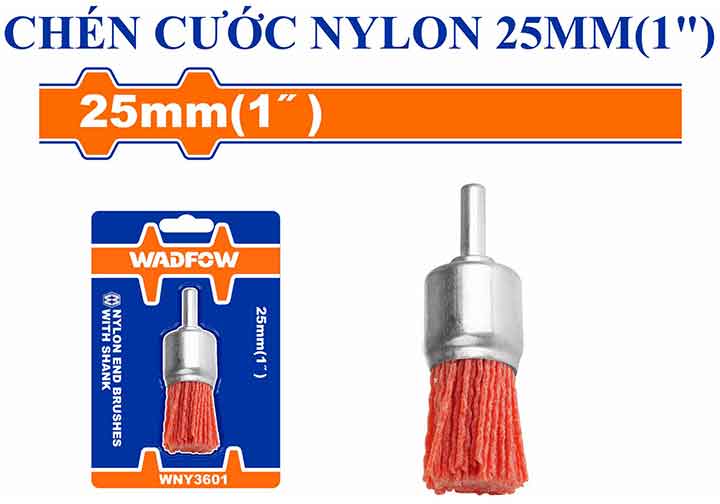 1" (25mm) Chén cước nylon dùng với máy khoan Wadfow WNY3601