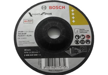100 x 2 x 16mm Đá mài inox Bosch 2608620690
