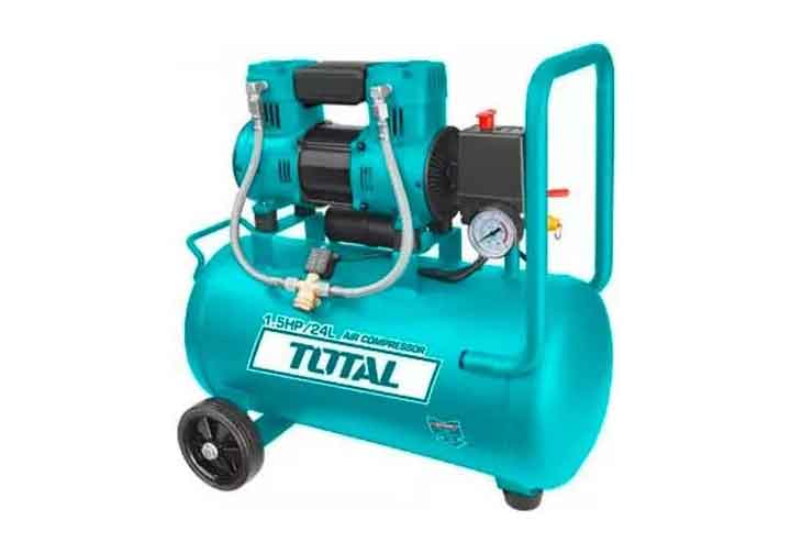 1100W (1.5HP) Máy nén khí không dầu 24 lít Total TCS1110242T