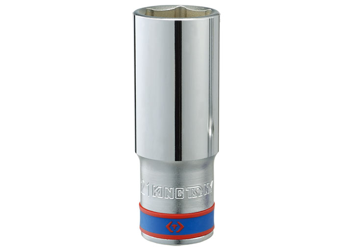 11mm Đầu tuýp 6 góc dài 77mm 1/2" Kingtony 423511M