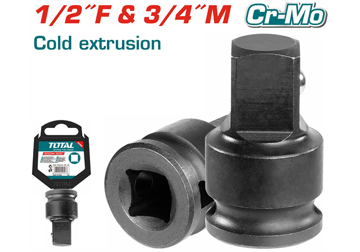 1/2" x 3/4" Đầu chuyển cỡ tuýp Total THIA1234