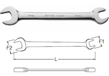 13x16mm Cờ lê 2 vòng miệng mở Sata 41-219 (41219)