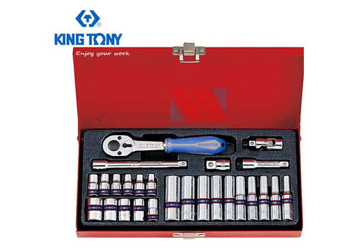 1/4" Bộ tuýp 26 chi tiết Kingtony 2526MR01