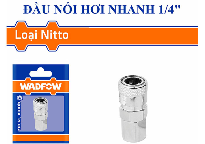 1/4" Đầu nối hơi nhanh ren trong Wadfow WQP0973