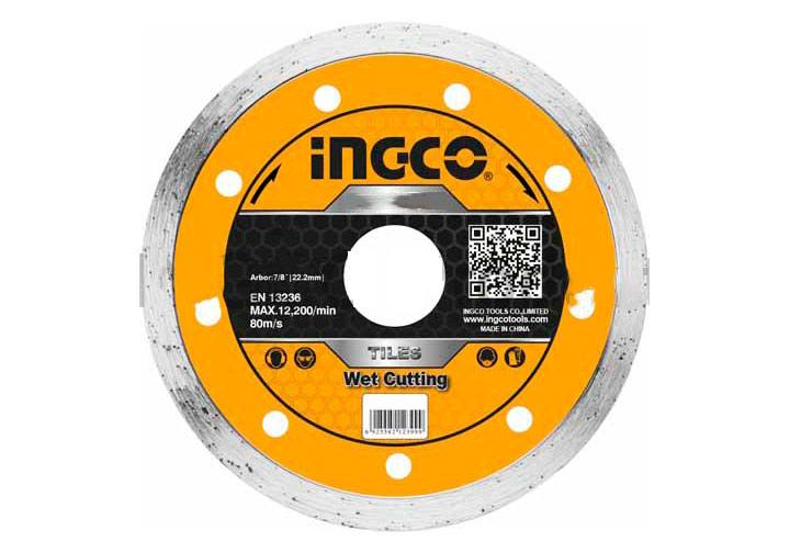 180(7")x22.2mm Hộp đĩa cắt gạch ướt 5 lưỡi INGCO DMD021802M