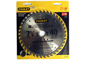 184 x 25.4 x 24T Đĩa cưa gỗ hợp kim 24 răng Stanley 20-521