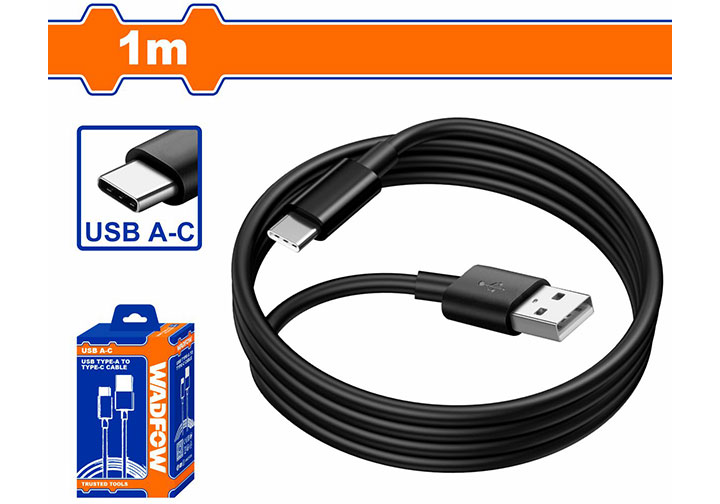 1m Dây cáp sạc USB type A sang type C Wadfow WUB1501