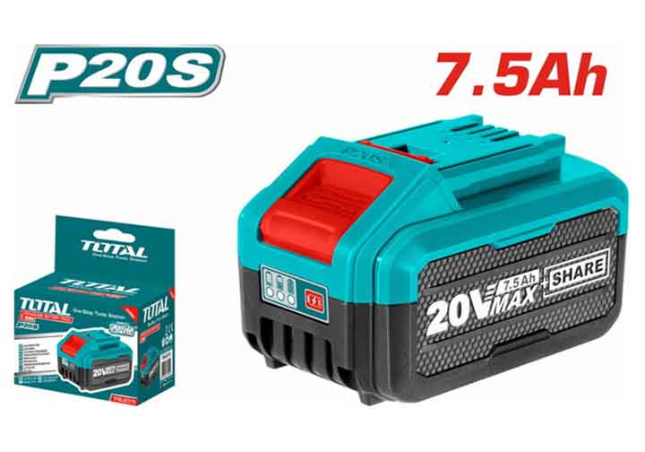 20V/7.5Ah Pin Lithium-ion dòng P20S Total TFBLI2075