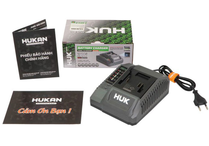 21V/4.0Ah Đế sạc nhanh pin Hukan G3-HUK040A