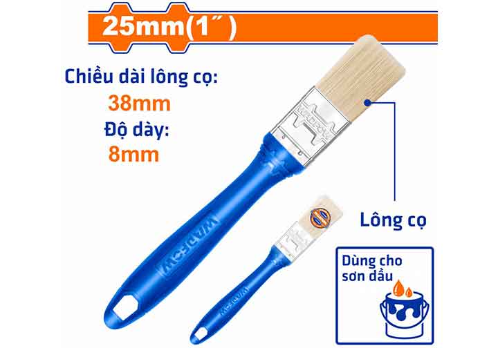 25mm Cọ sơn dầu Wadfow WPB1901