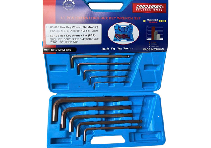 3-17mm Bộ lục giác 10 chi tiết Crossman 66-098