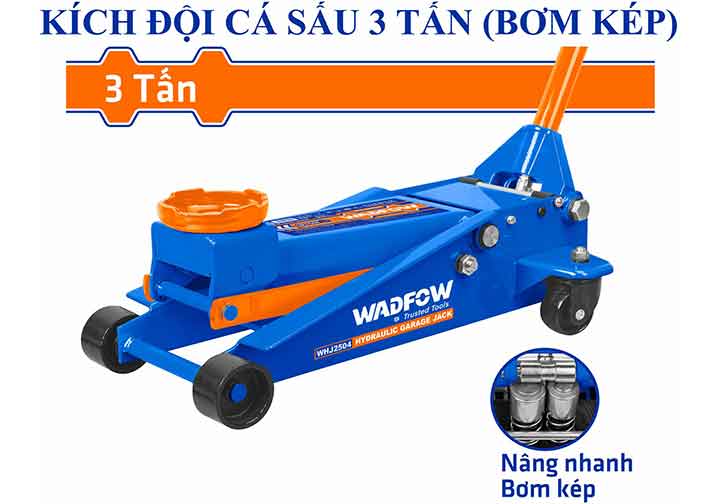 3 tấn Con đội cá sấu (nâng kép) Wadfow WHJ2504