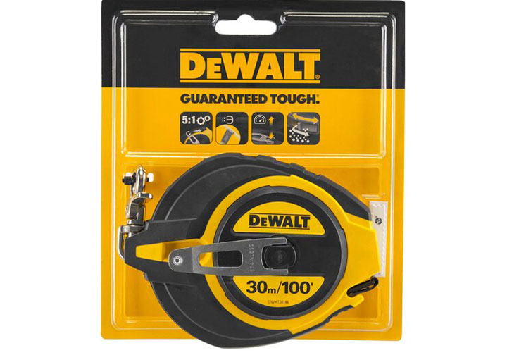 30mx12mm Thước cuộn dây thép Dewalt DWHT0-34144-30
