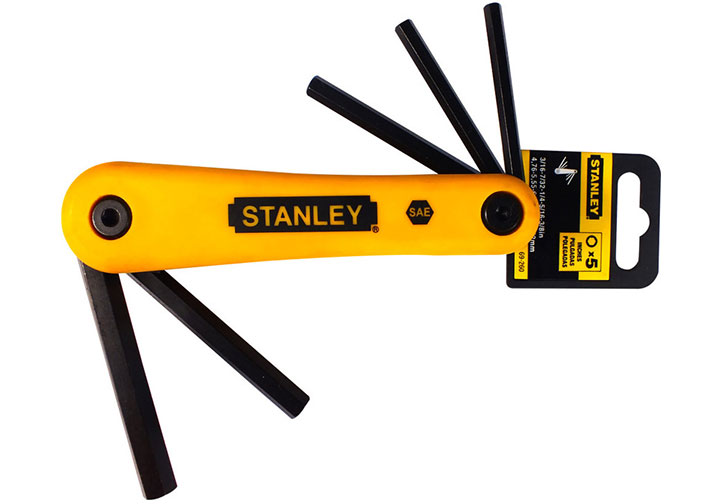 3/16-3/8" Bộ lục giác xếp đầu bằng 5 chi tiết Stanley 69-260