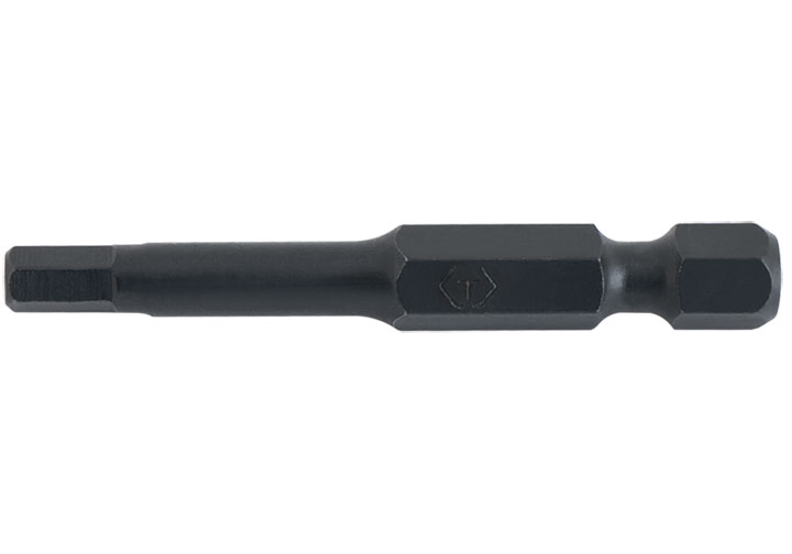 3mm Bộ 10 mũi vít lục giác (chuôi 1/4" dùng cho máy - dài 50mm) Kingtony 715003H