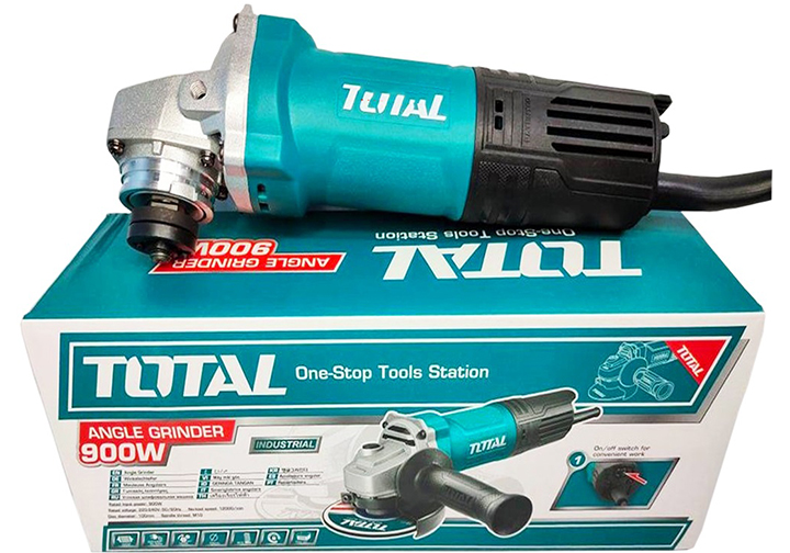 4" (100mm) Máy mài góc công tắc đuôi 900W Total TG10910056