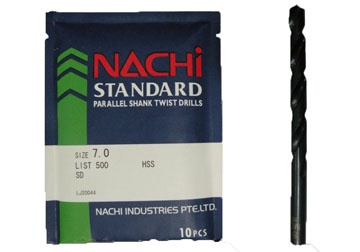4.5mm Mũi khoan trụ thép gió Nachi List500-0450