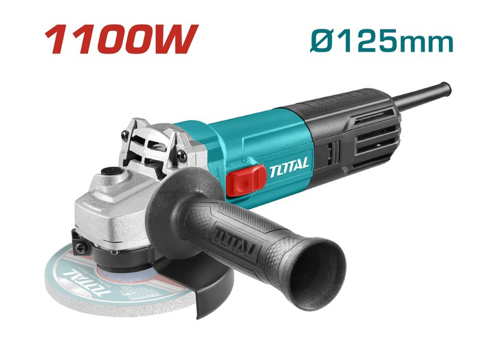 5" (125mm) Máy mài góc công tắc trượt 1100W Total TG11012536