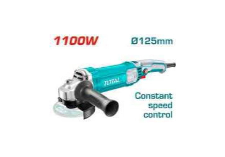 5" (125mm) Máy mài góc điều tốc công tắc bóp 1100W Total TG110125565