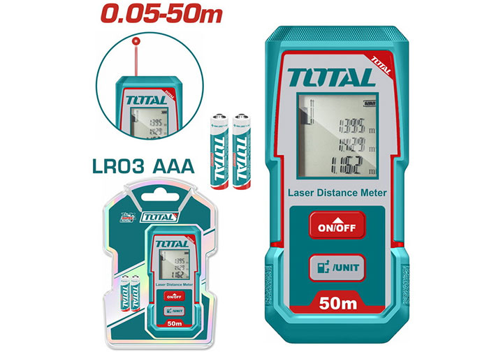 50m Máy đo khoảng cách tia laser Total TMT55016