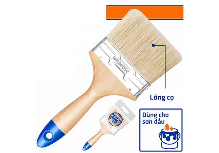 50mm Cọ sơn dầu cán gỗ Wadfow WPB2902