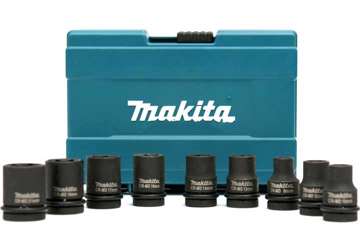 8-21mm Bộ đầu tuýp 1/2" 9 chi tiết Makita B-66232