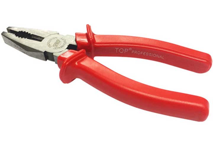 8" Kìm điện cán đỏ TOP TP-4003-8