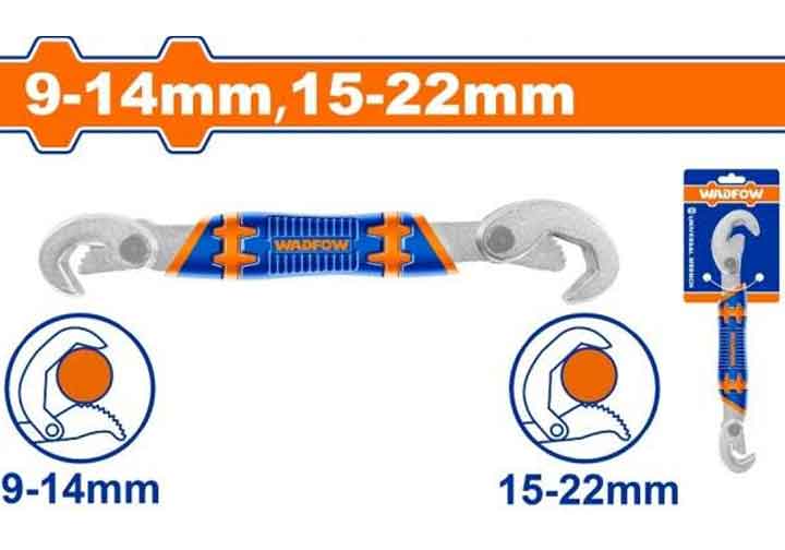 9-22mm Cờ lê 2 đầu miệng đa năng Wadfow WUW1101