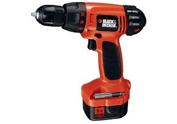 9,6V Máy khoan vặn vít pin Black Decker CD9602K