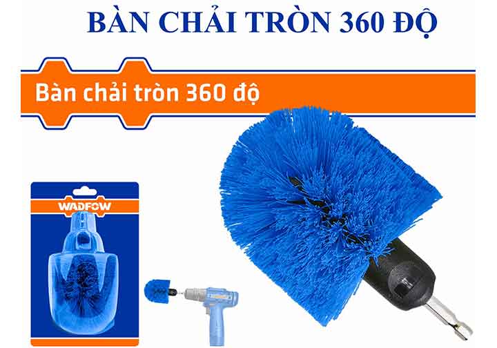 Bàn chải dạng tròn 360 độ Wadfow WNY2420