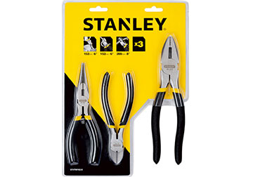 Bộ 3 kìm cắt, kìm điện, kìm nhọn Stanley STHT90162