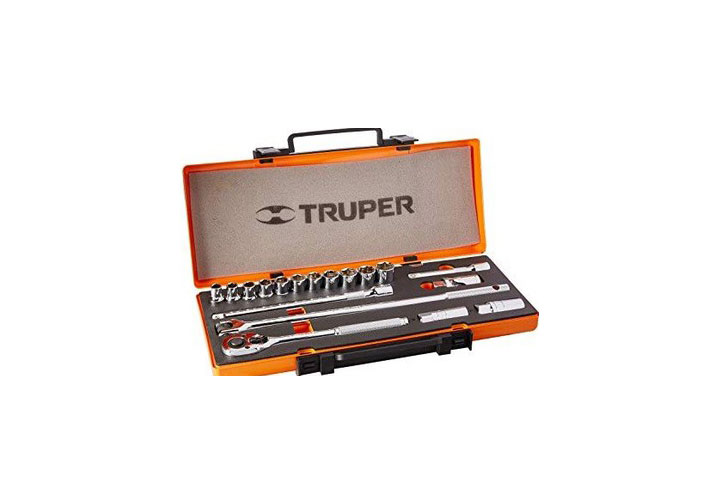 Bộ khẩu 19 chi tiết Truper 13936 (JD-1/2X19M)