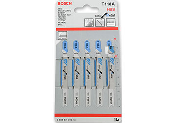 Bộ lưỡi cưa sắt 5 cây Bosch T118A