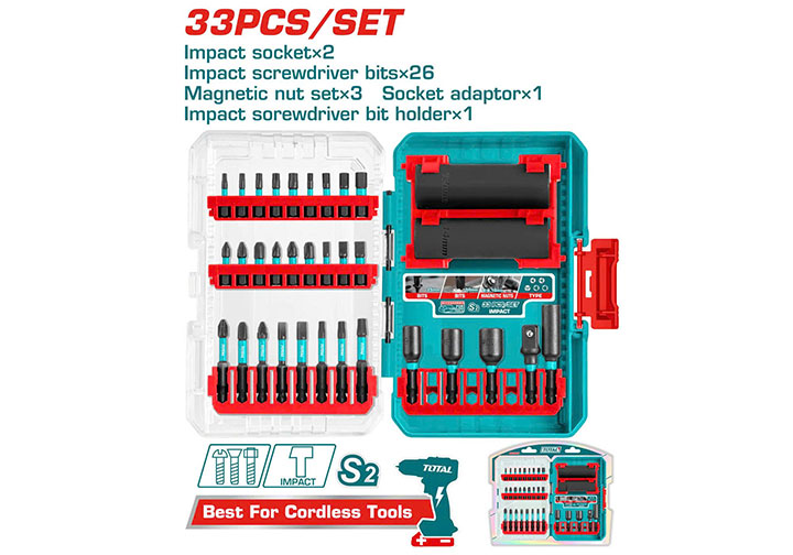 Bộ mũi vít đóng đa năng 30 chi tiết Total TACSDL63306