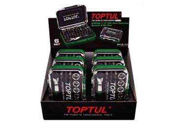 Bộ vít 43 chi tiết 1/4" Set Toptul GABW4301S