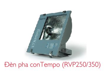 Chóa đèn RVP250 SON-T70W-Đối xứng-Ánh sáng vàng