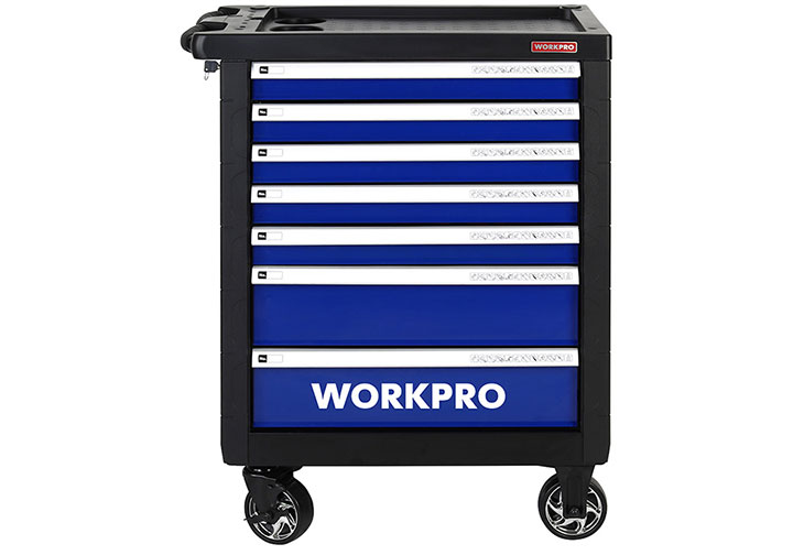 Tủ đựng đồ nghề bánh xe kéo 7 ngăn Workpro WP285002