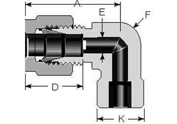 Tube Socket Weld Elbow 1/4"