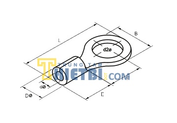 0.5 ~ 6.0 mm2 Kiềm bấm cosse tròn AP-30J