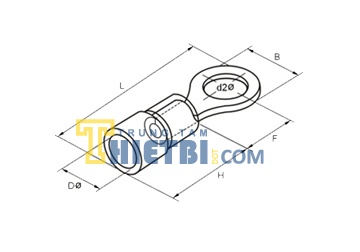 0.5 - 6.0 mm2 Kiềm bấm đầu cosse trần LS-30J