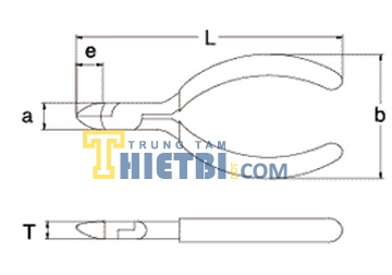 Kiềm cắt lò xo 4” Sata 70-615