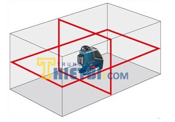 Máy cân mực laser 2 tia Bosch GLL 2-80 P