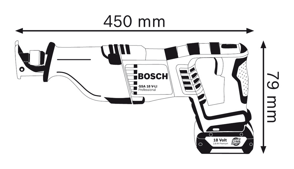 Bosch-GSA 18V-LI